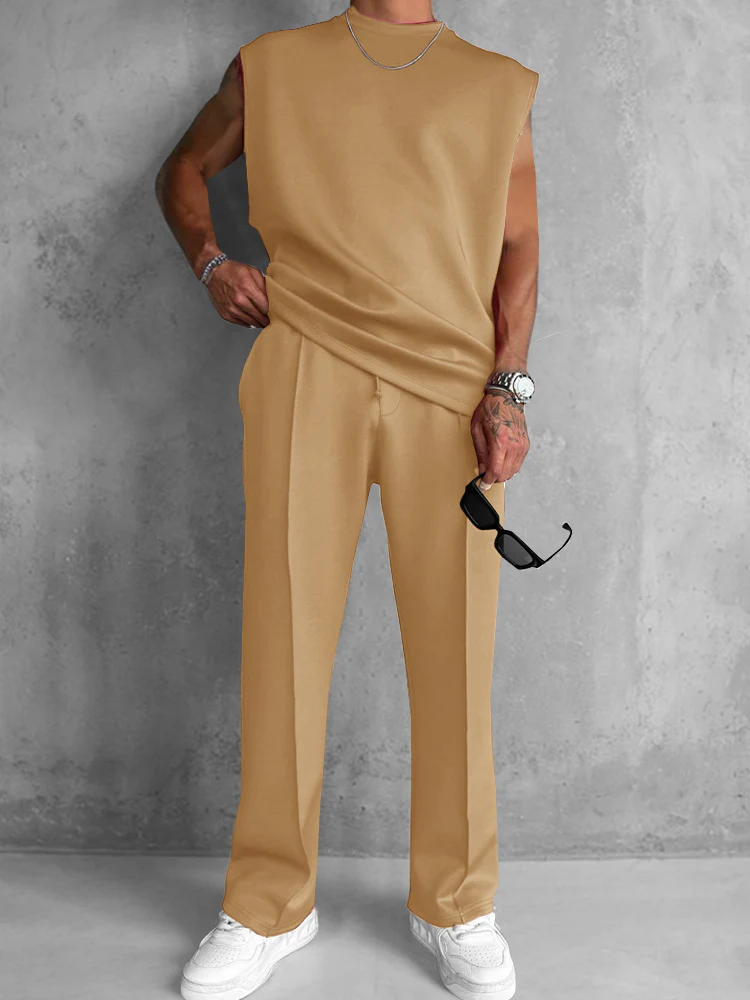 Modern Comfort Tank Top Pants Set - Image 4