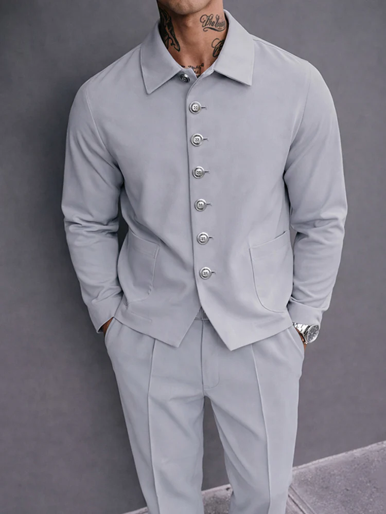 Modern Comfy Shirt and Pants Set - Image 3