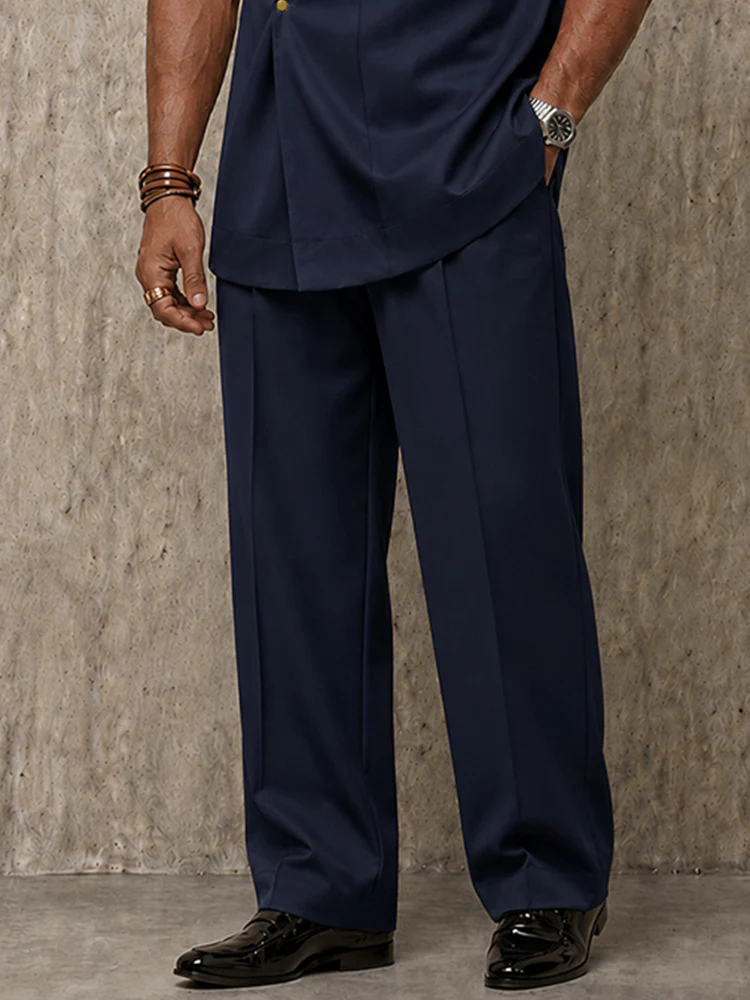 Modern Commuter Pullover Shirt Pants Set - Image 4