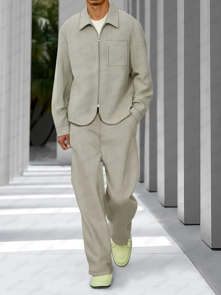 Modern Essential Jacket Pants Set - Image 2