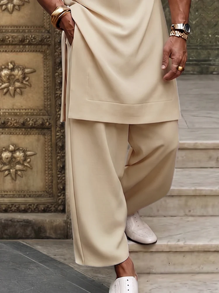Modern Minimalist Longline Top Pants Sets - Image 4