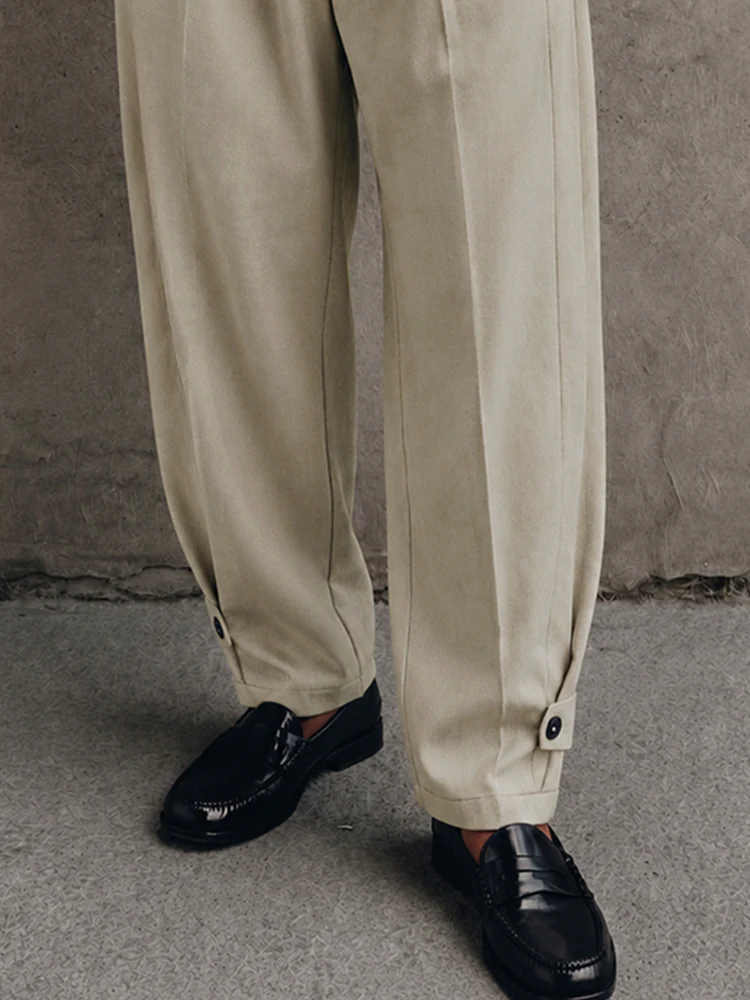 Modern Smart Casual Pleated Harem Pants - Image 4