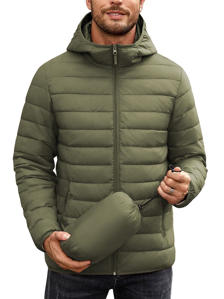 Packable Puffer Jacket with Hood (US Only) - Image 3