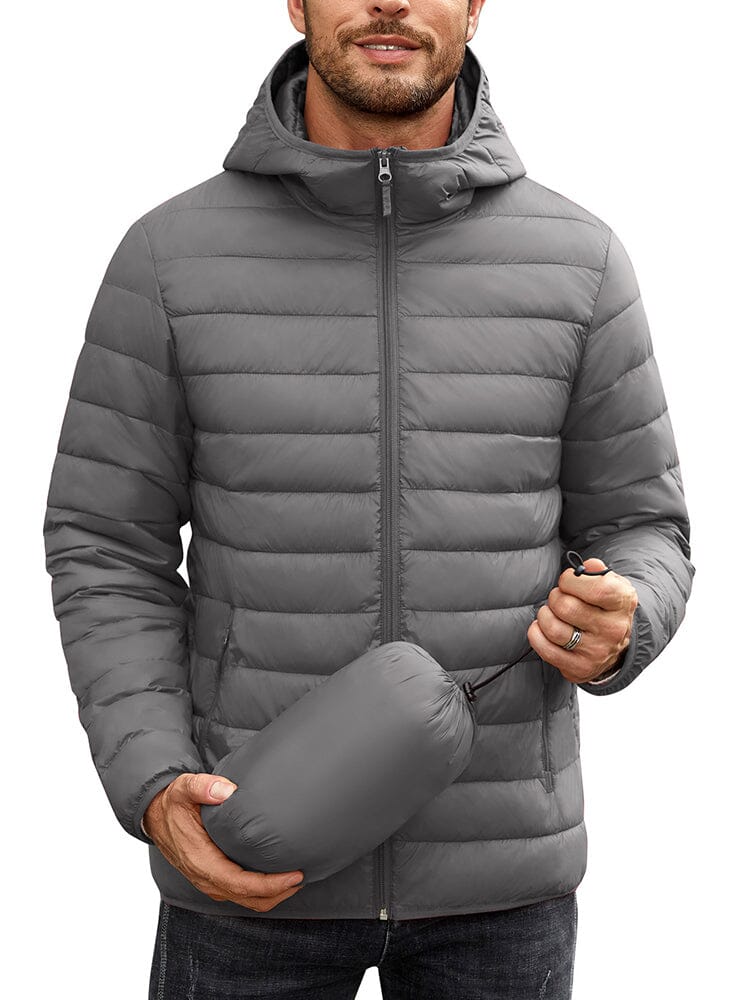 Packable Puffer Jacket with Hood (US Only) - Image 4