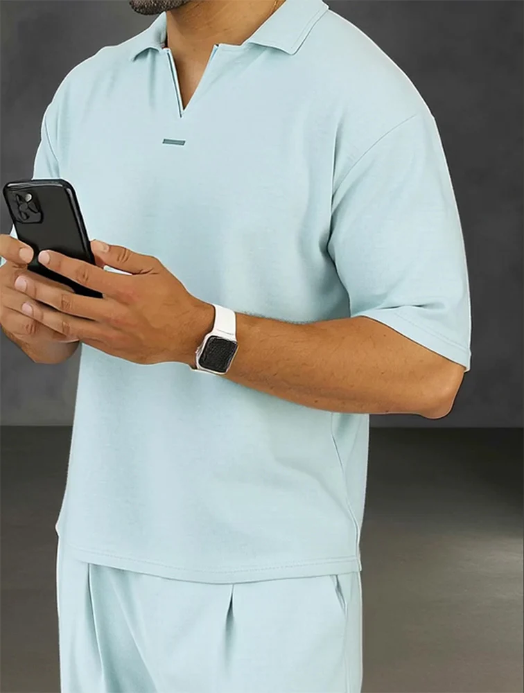 Practical Casual Shirt Pants Matching Set - Image 5