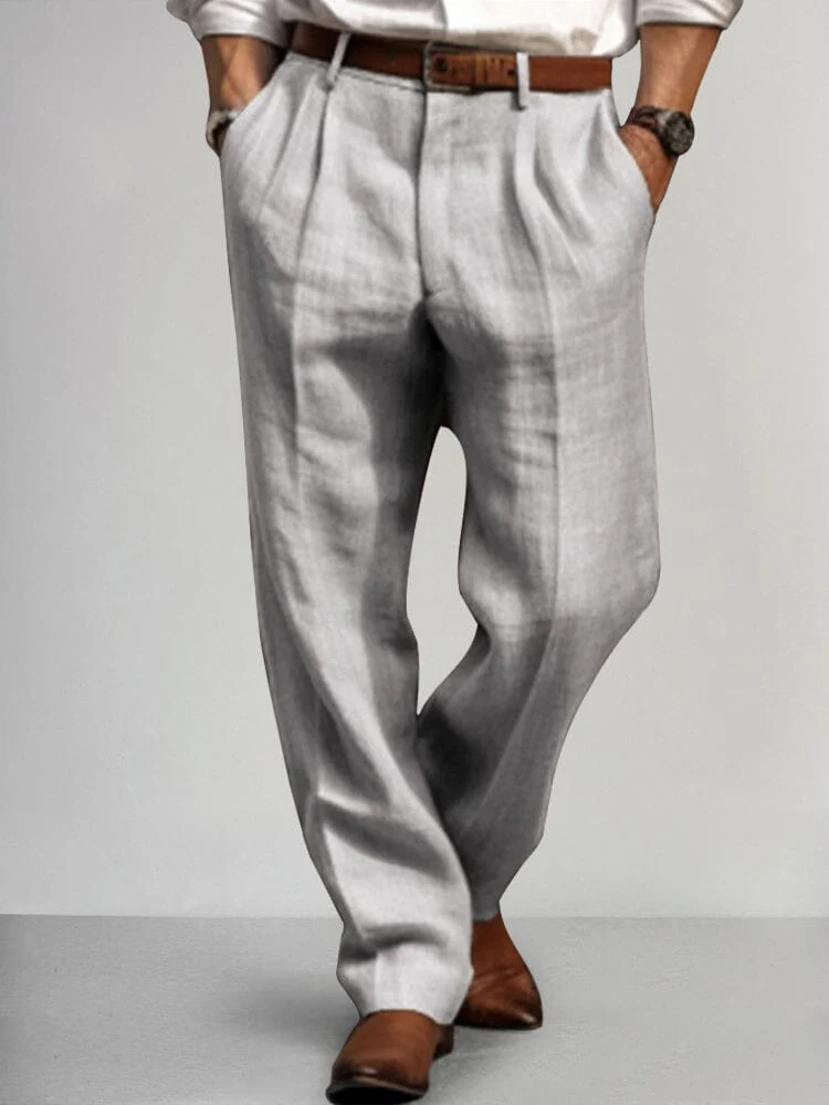 Premium Cotton Linen Relax Pants - Image 3