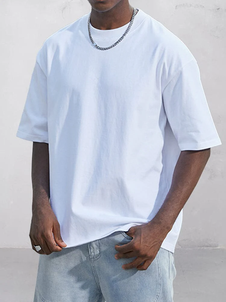 Premium Cotton Plain T-shirt - Image 2