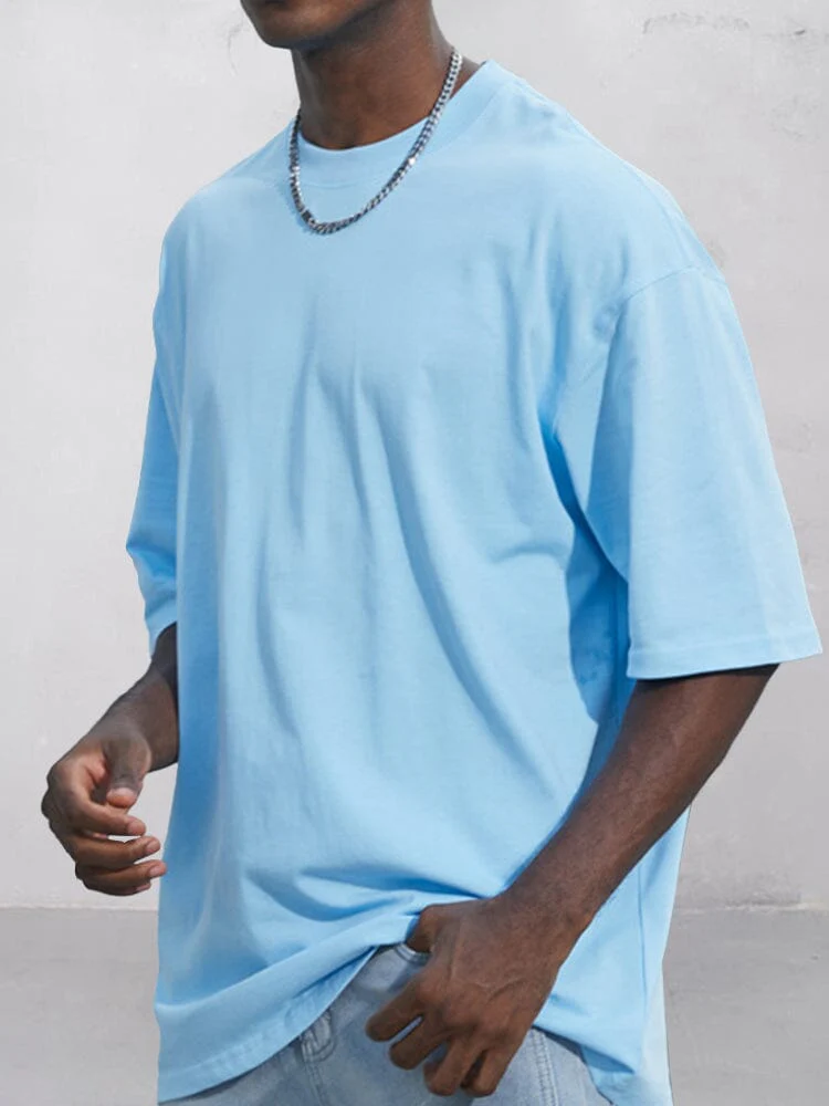 Premium Cotton Plain T-shirt - Image 6
