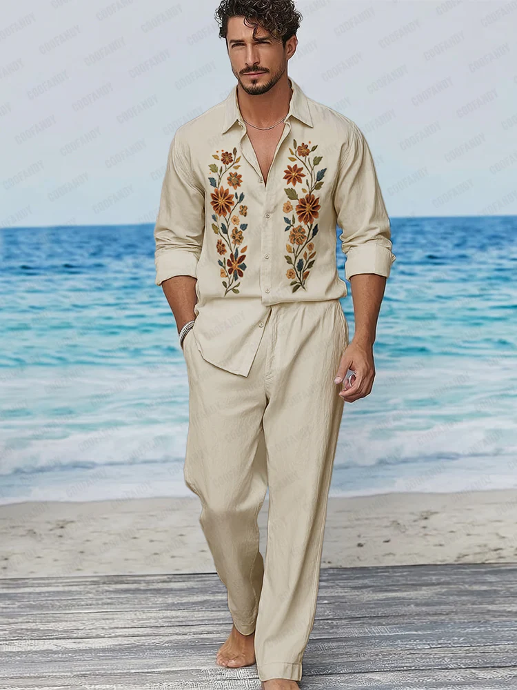 Quality Cotton Embroidered Matching Set - Image 2