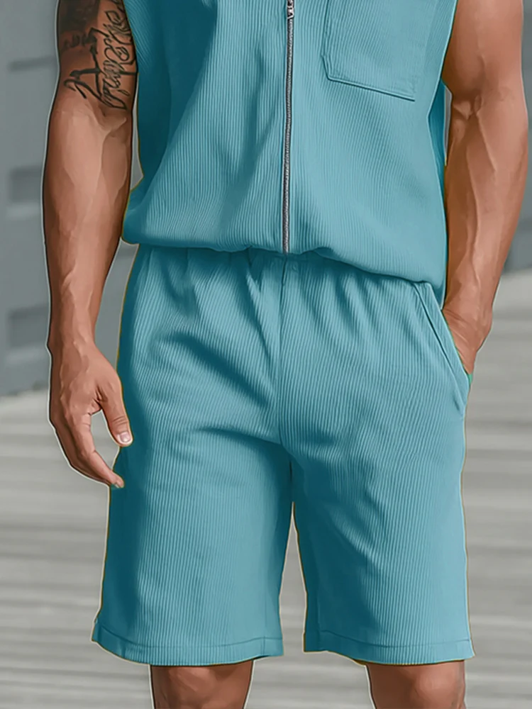 Quality Stripe Textured Matching Set - Image 4