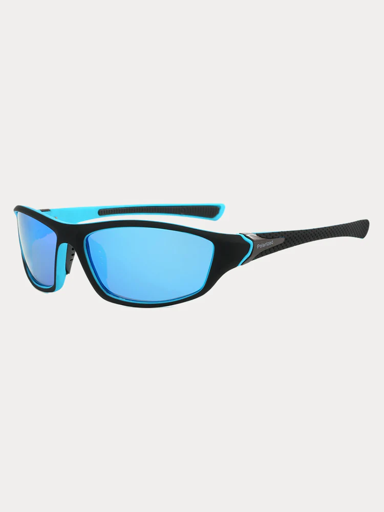 Rectangle Shade Outdoor Cycling Polarized Sunglasses - Image 10