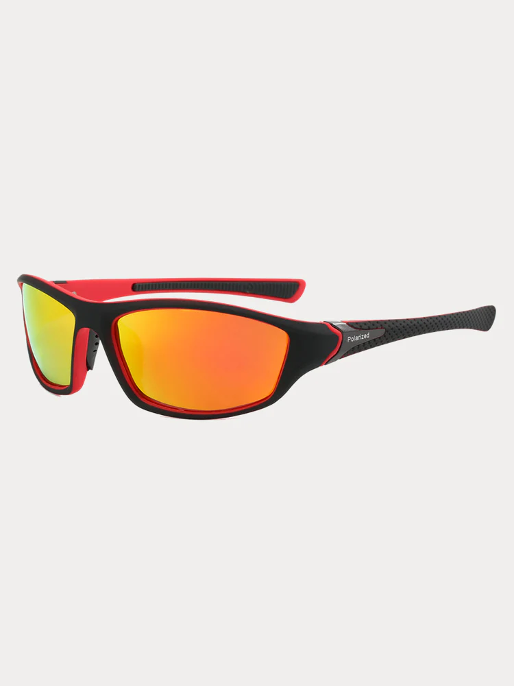 Rectangle Shade Outdoor Cycling Polarized Sunglasses - Image 12