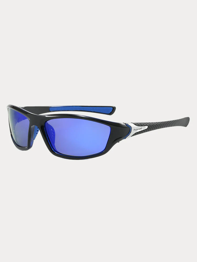 Rectangle Shade Outdoor Cycling Polarized Sunglasses - Image 13