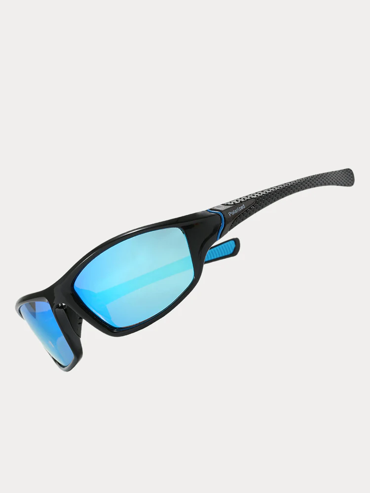 Rectangle Shade Outdoor Cycling Polarized Sunglasses - Image 18