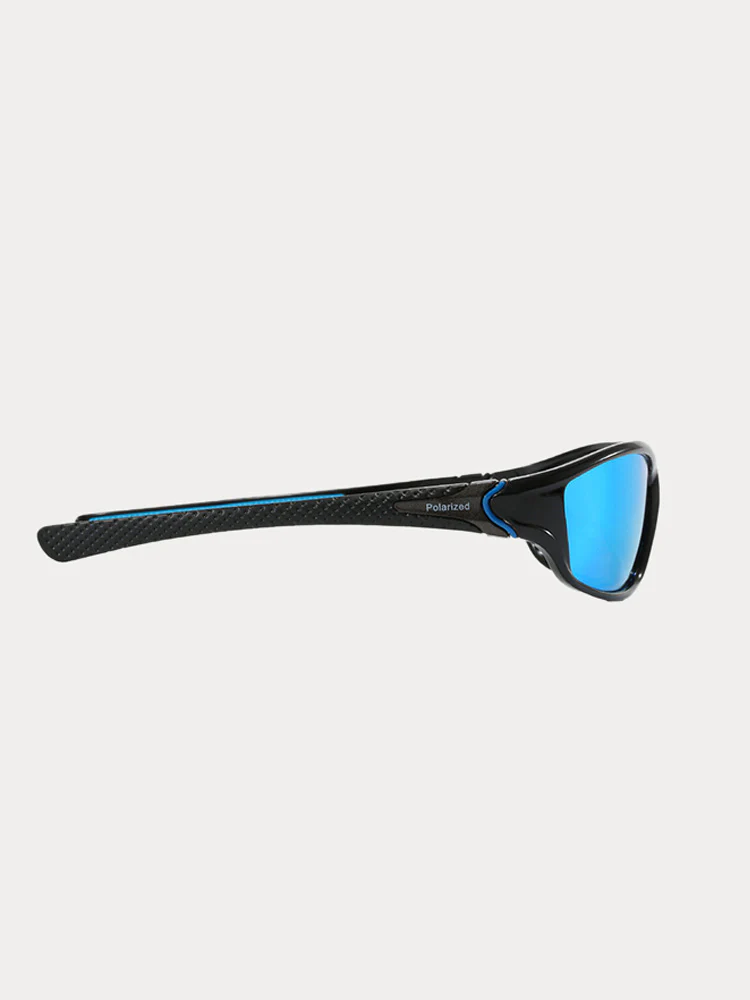 Rectangle Shade Outdoor Cycling Polarized Sunglasses - Image 19