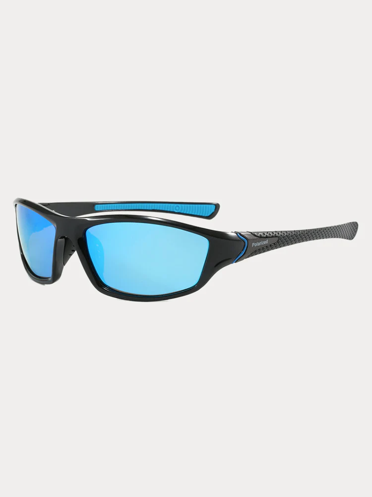Rectangle Shade Outdoor Cycling Polarized Sunglasses - Image 2