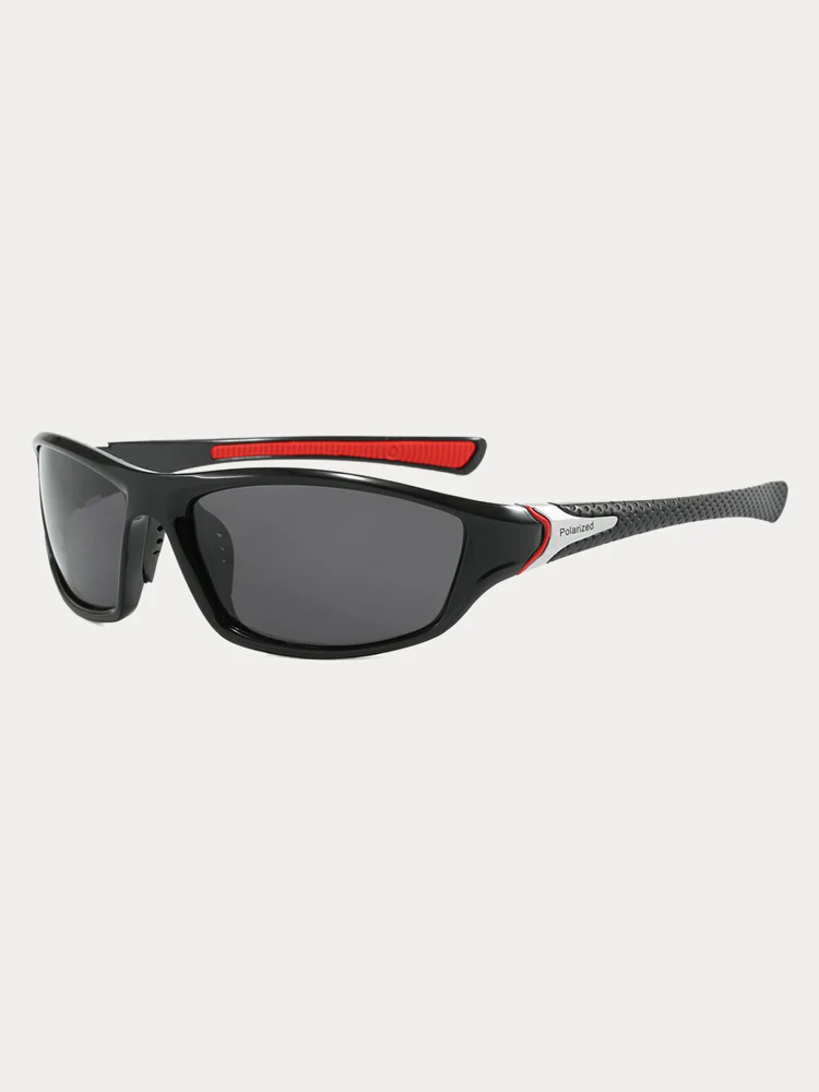 Rectangle Shade Outdoor Cycling Polarized Sunglasses - Image 3