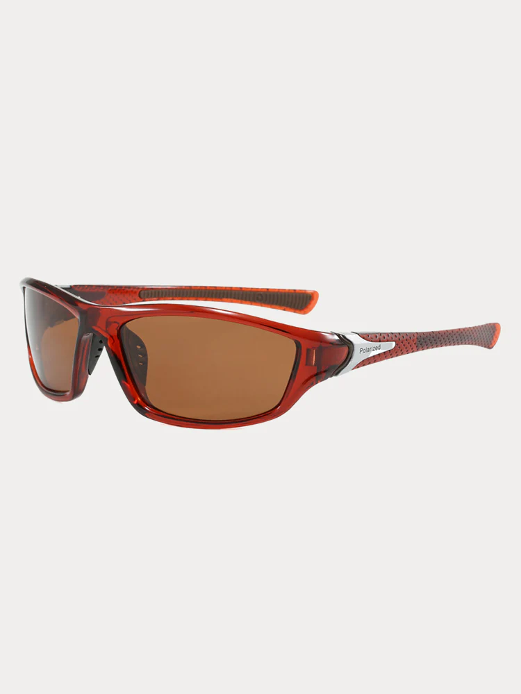 Rectangle Shade Outdoor Cycling Polarized Sunglasses - Image 6