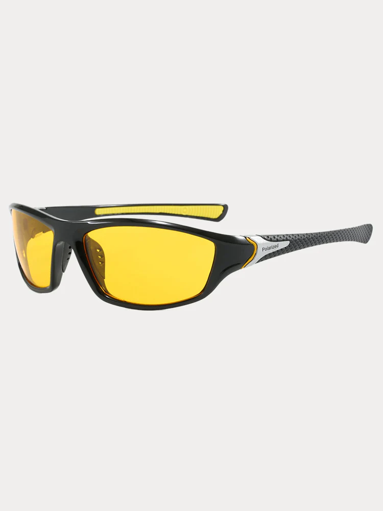 Rectangle Shade Outdoor Cycling Polarized Sunglasses - Image 7