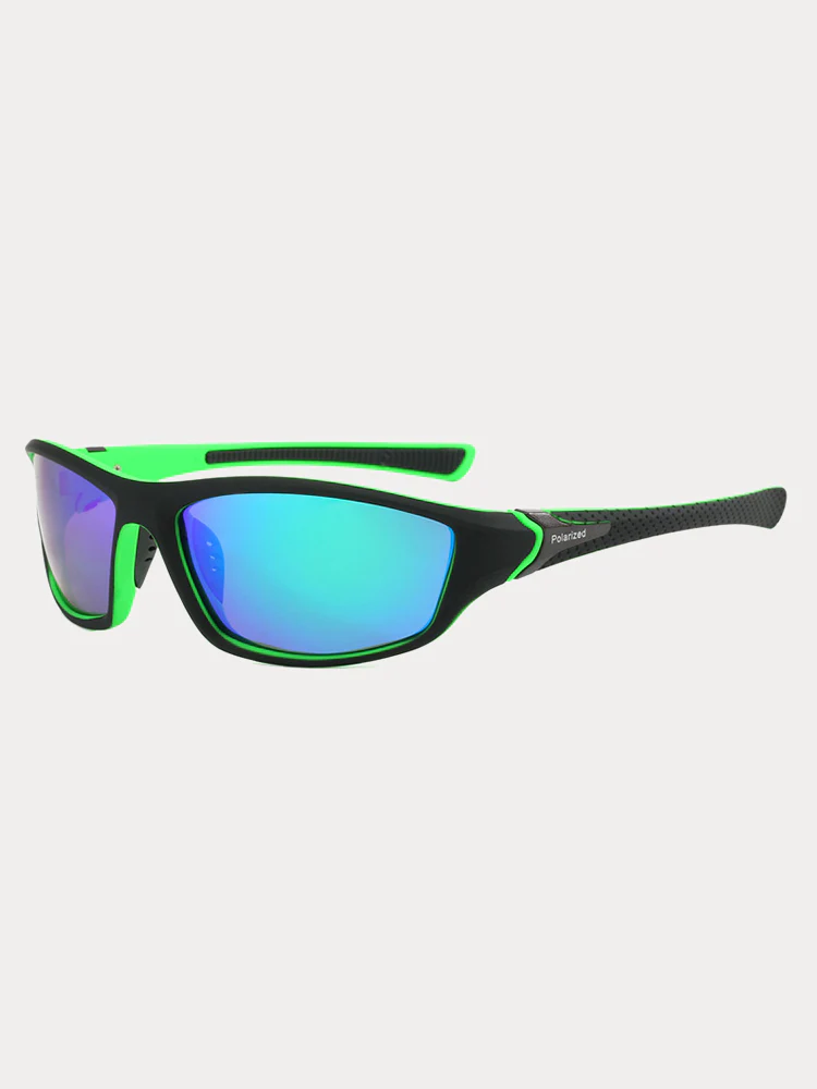 Rectangle Shade Outdoor Cycling Polarized Sunglasses - Image 8