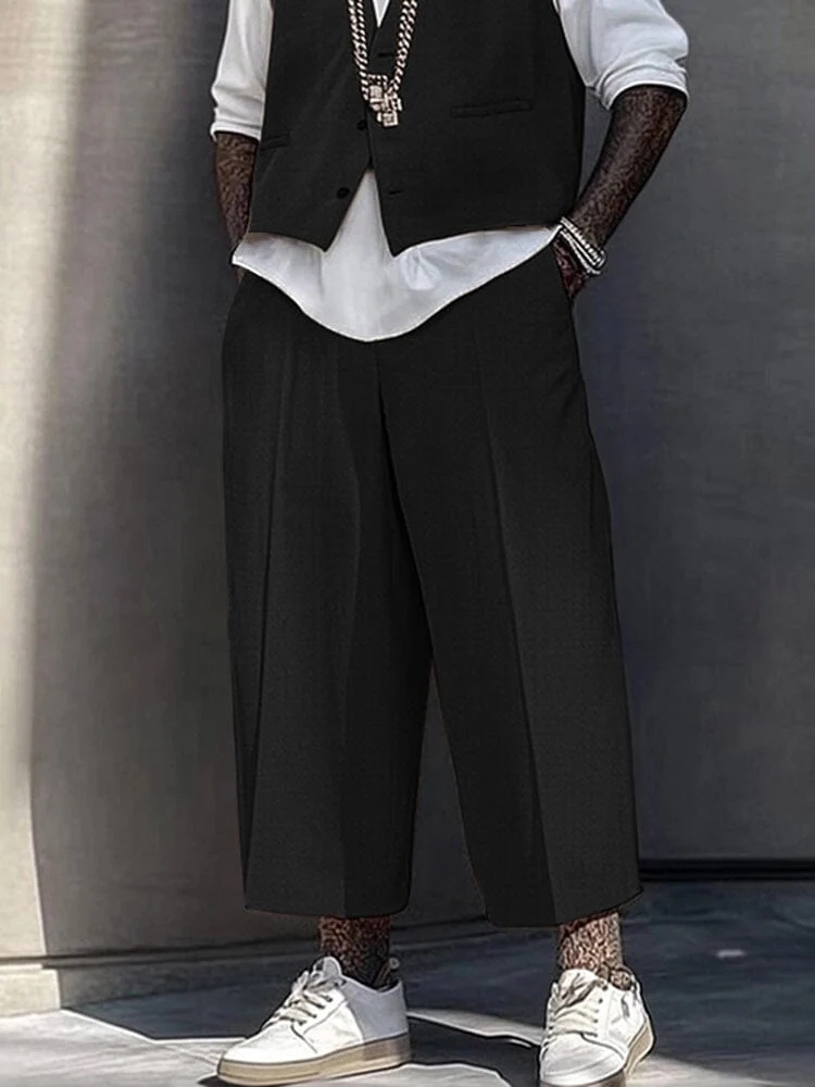 Refined Casual Suit Vest Pants Set - Image 4