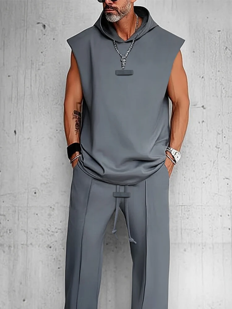 Refined Casual Tank Top Pants Set - Image 3