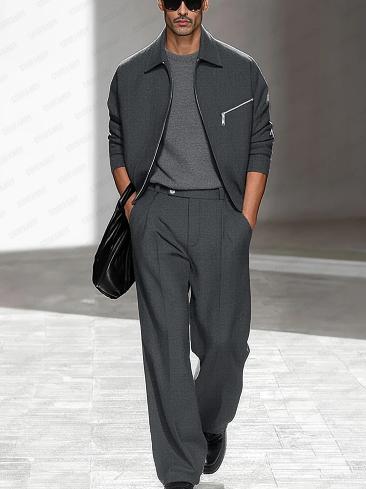 Refined Comfort Jacket Pants Set
