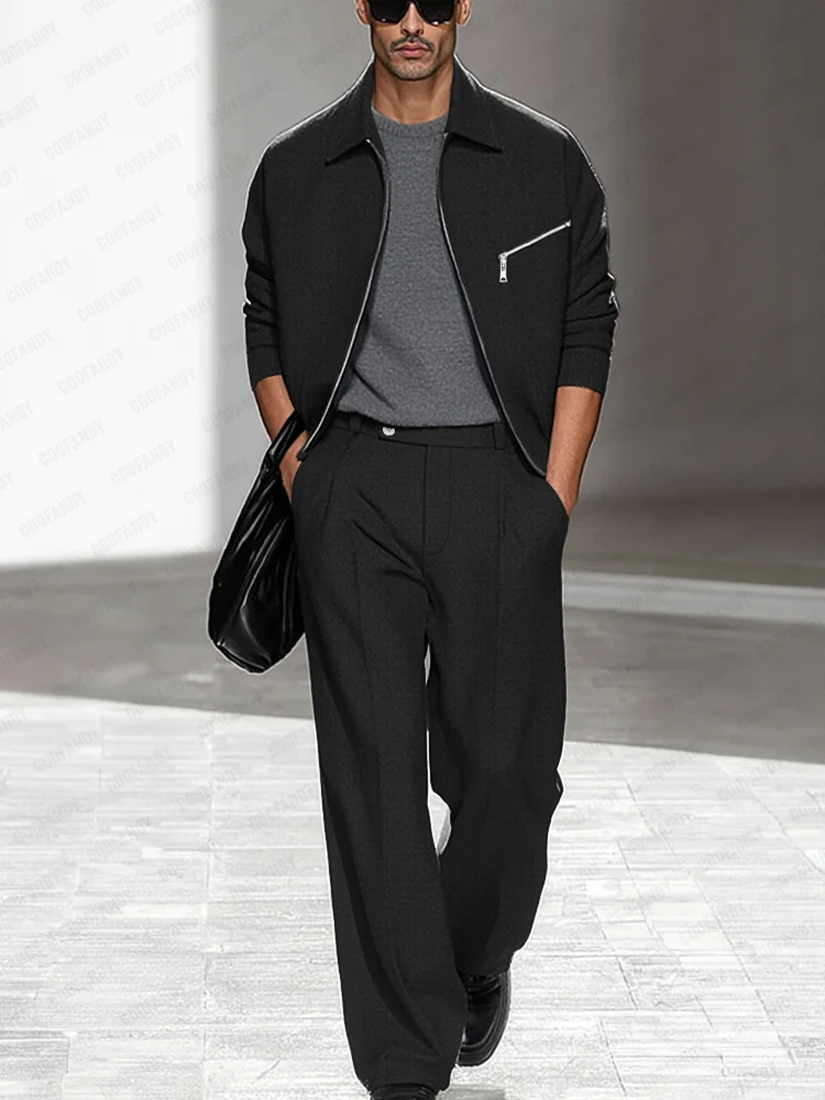 Refined Comfort Jacket Pants Set - Image 2