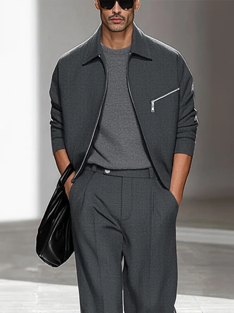 Refined Comfort Jacket Pants Set - Image 3