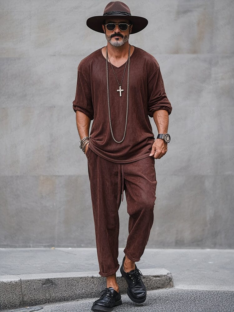 Refined Comfort Suede 2-Piece Set - Image 2