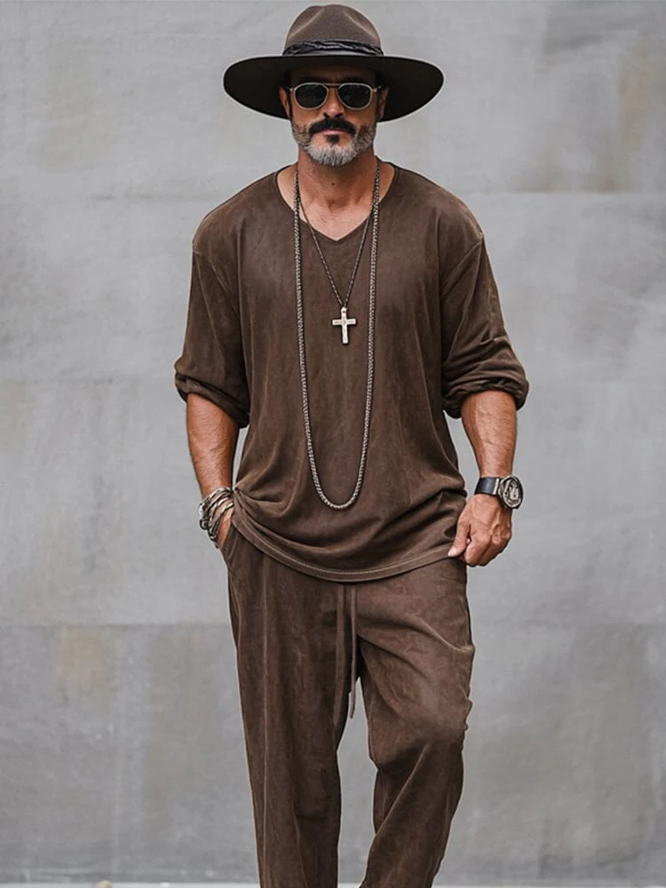 Refined Comfort Suede 2-Piece Set - Image 3
