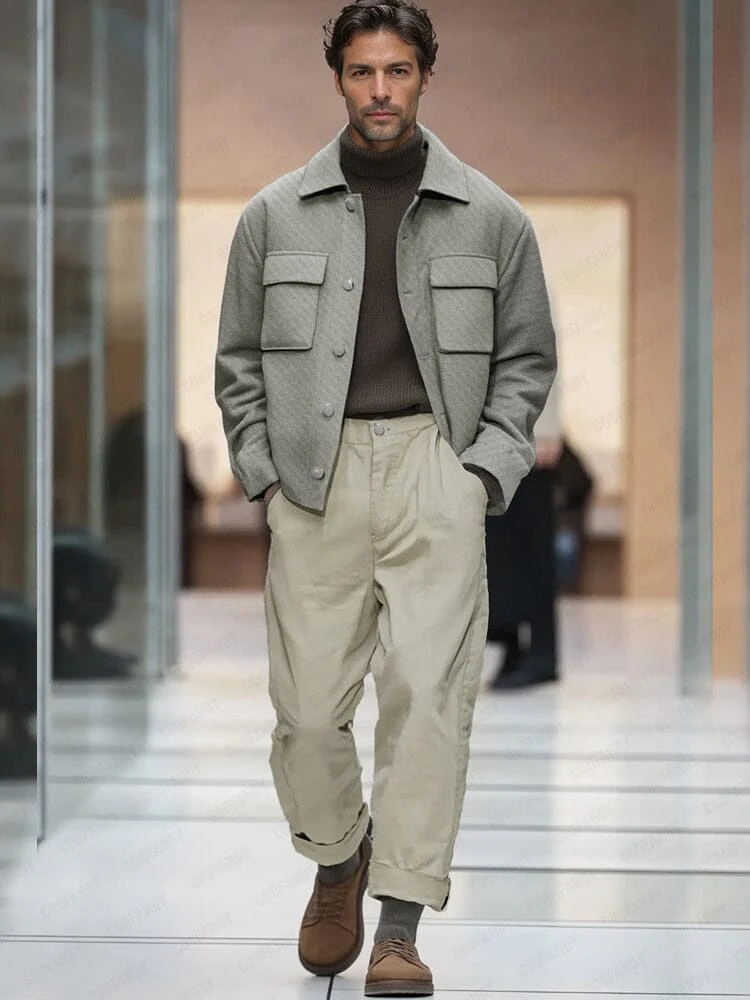 Refined Utility Comfort Jacket - Image 3