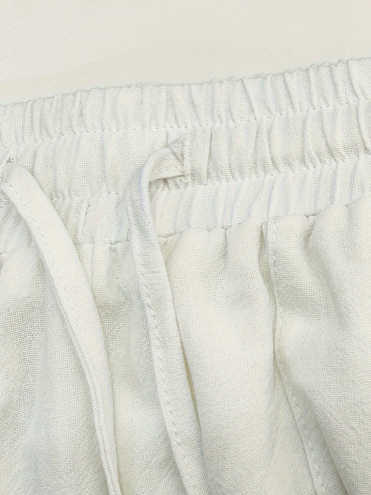 Relaxed Fit Coconut Tree Print Pants - Image 4