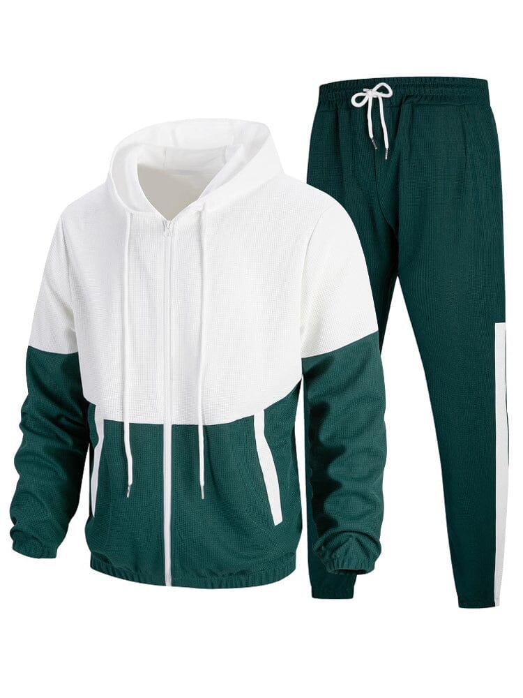Relaxed Fit Colorblock Tracksuit Set - Image 5