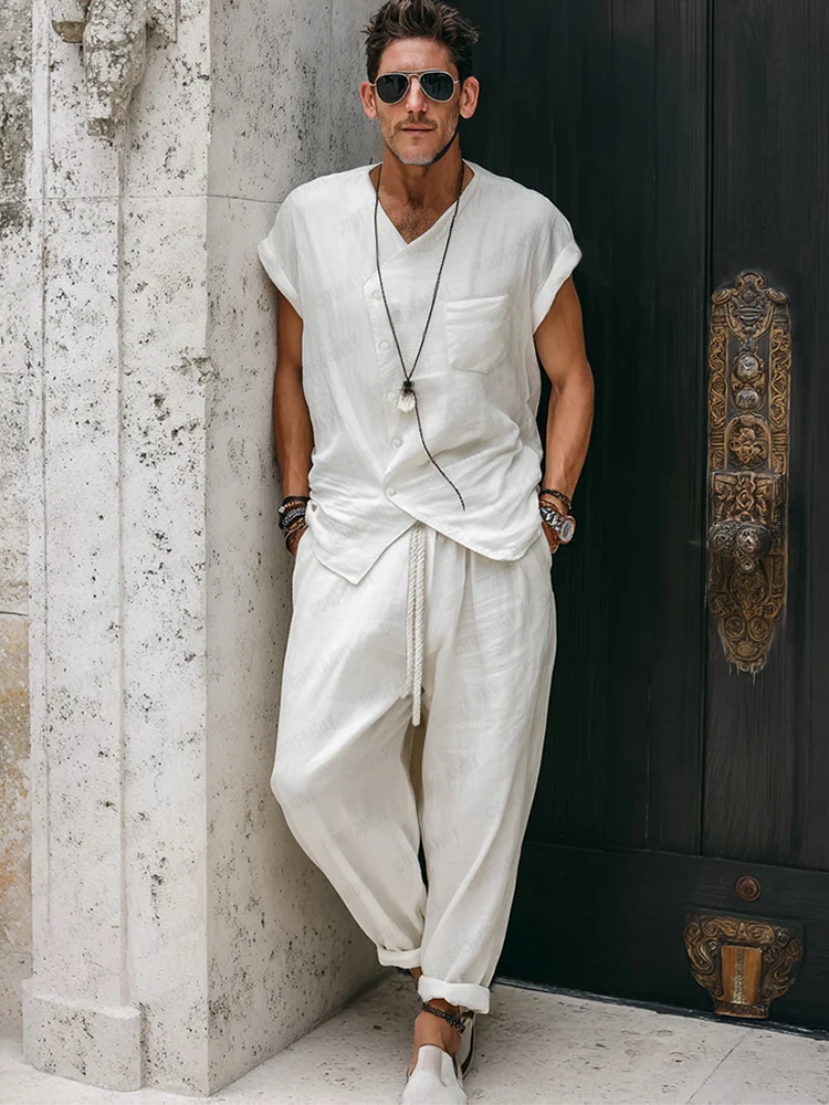 Resort Casual Cotton Matching Set