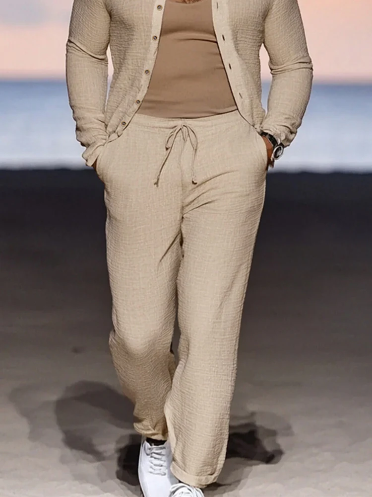 Resort Style Shirt Pants Set - Image 4