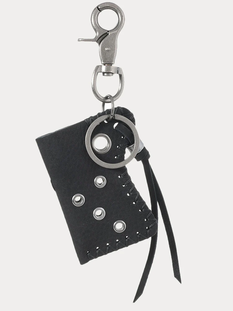 Retro Design Lighter Leather Case Keychain - Image 3