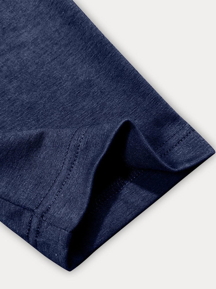 Retro Style Versatile Henley Shirt - Image 10
