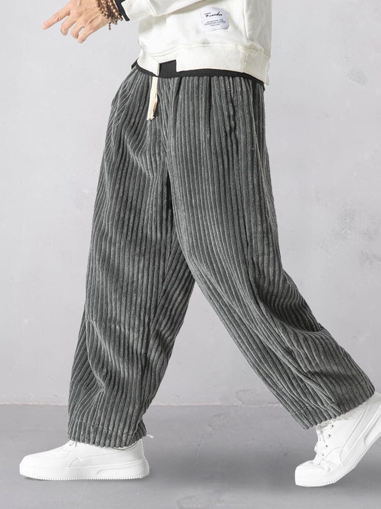Rlaxed Fit Corduroy Harem Pants - Image 6
