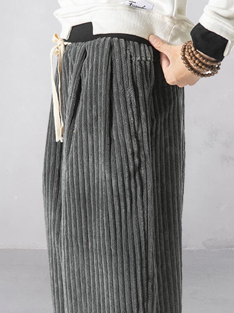 Rlaxed Fit Corduroy Harem Pants - Image 9