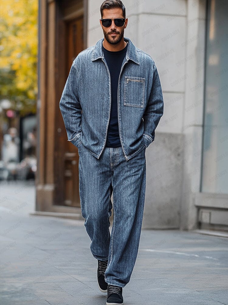 Rugged Comfort Denim 2-Piece Set - Image 13