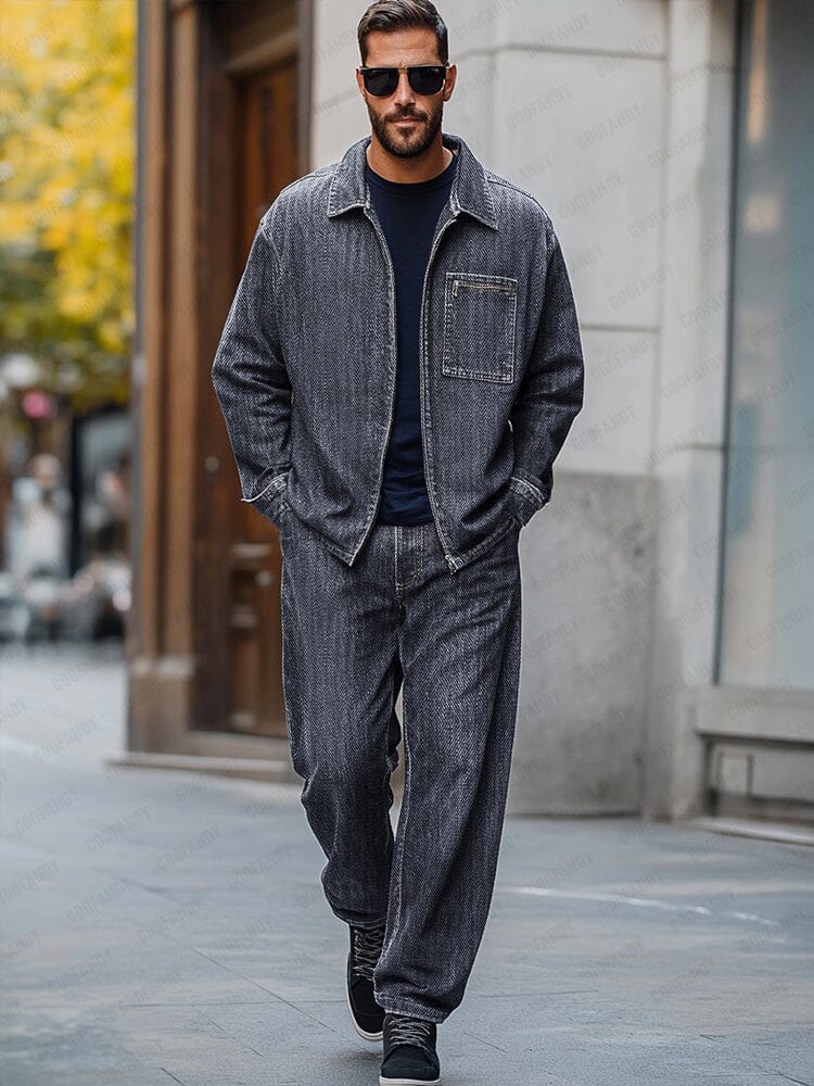 Rugged Comfort Denim 2-Piece Set - Image 14