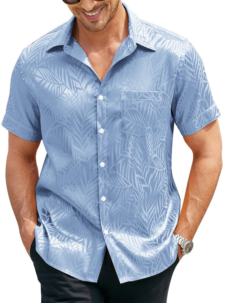 Silk Satin Jacquard Shirt (US Only) - Image 4