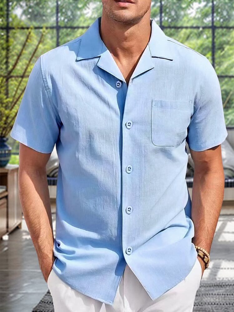 Simple Breathable Beach Shirt - Image 3