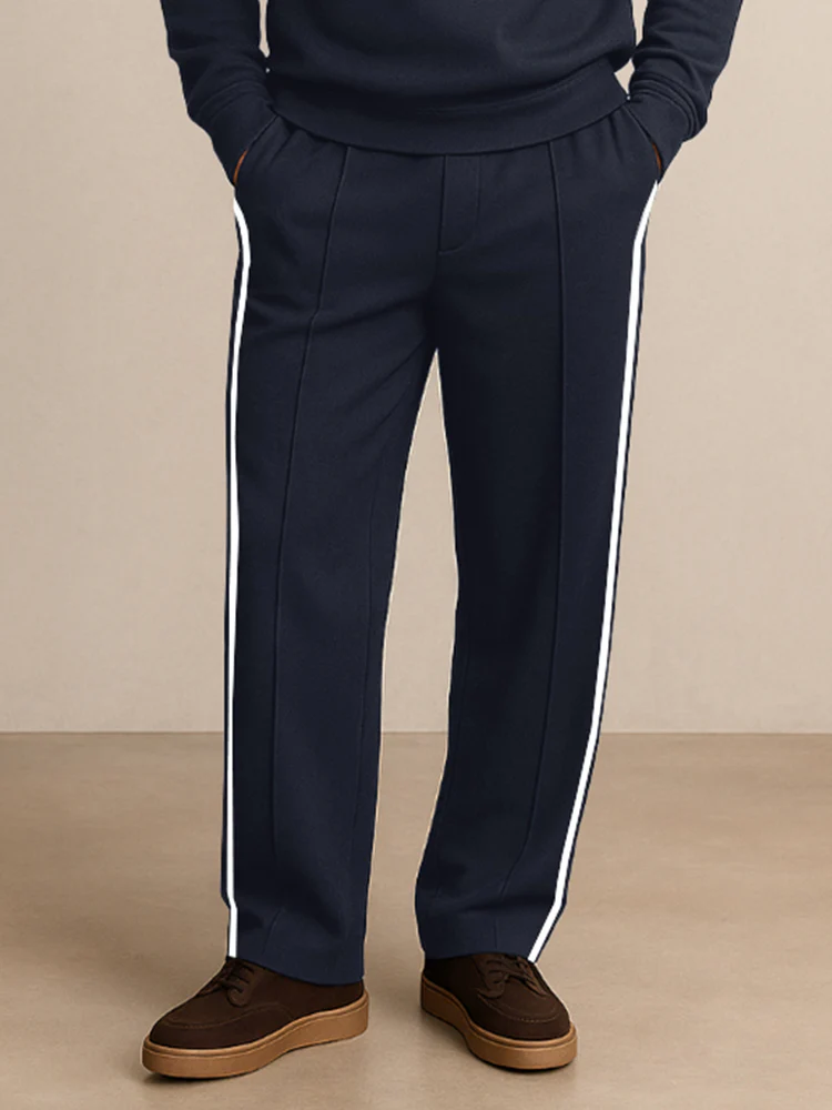 Simple Contrast Stripe Matching Set - Image 4
