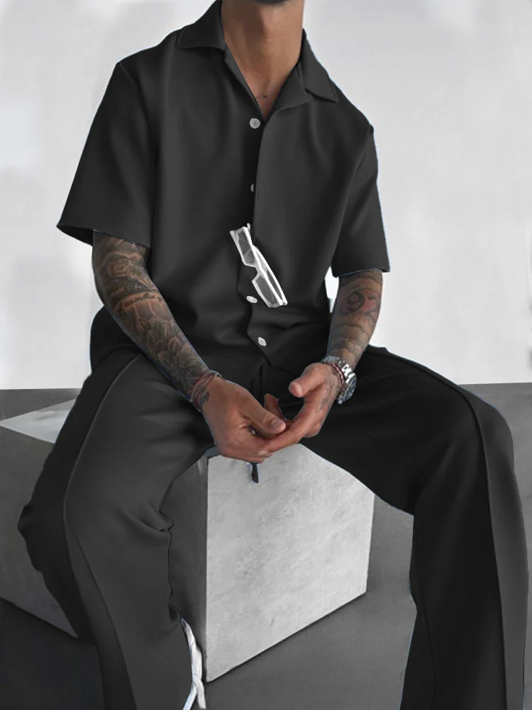 Simple Daily Wear Shirt Pants Set - Image 12
