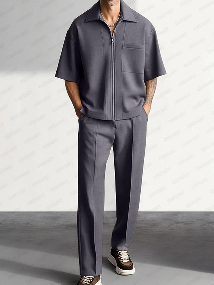 Simple Elegant Shirt Pants Set - Image 2