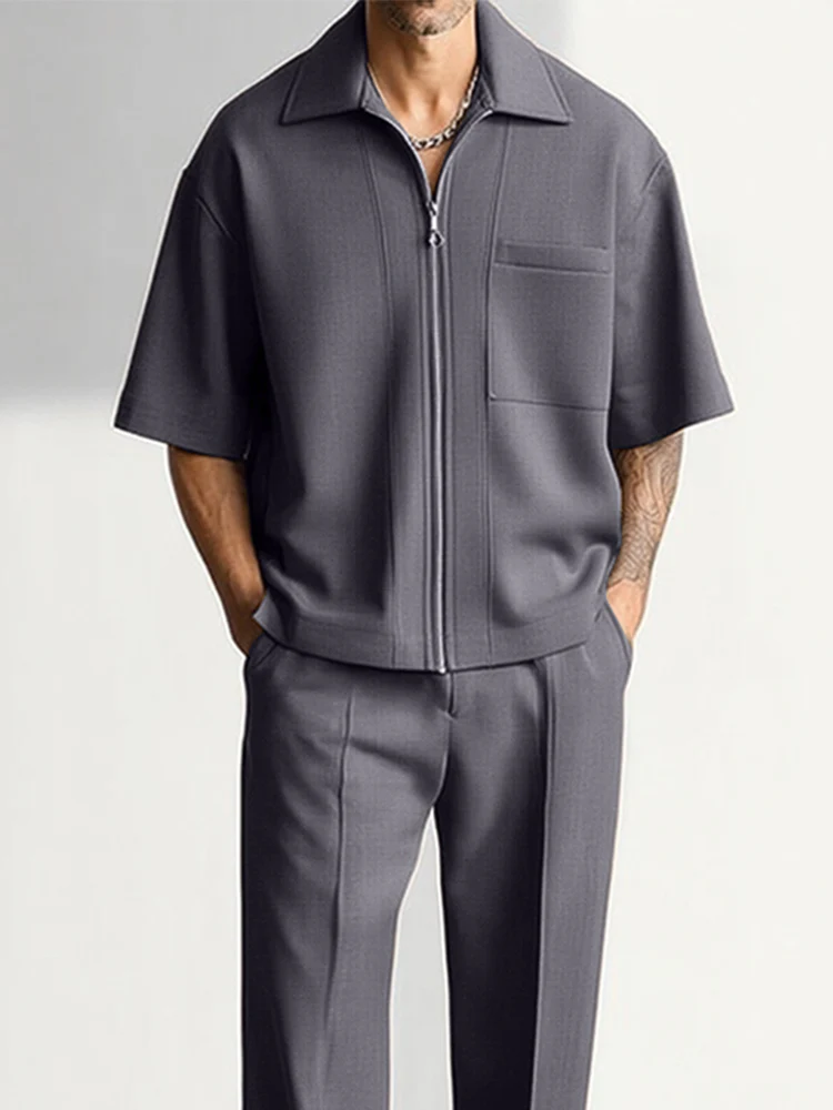 Simple Elegant Shirt Pants Set - Image 5