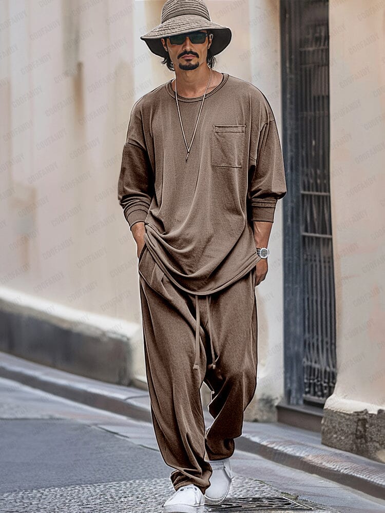 Simple Loose Fit 2-Piece Set - Image 5