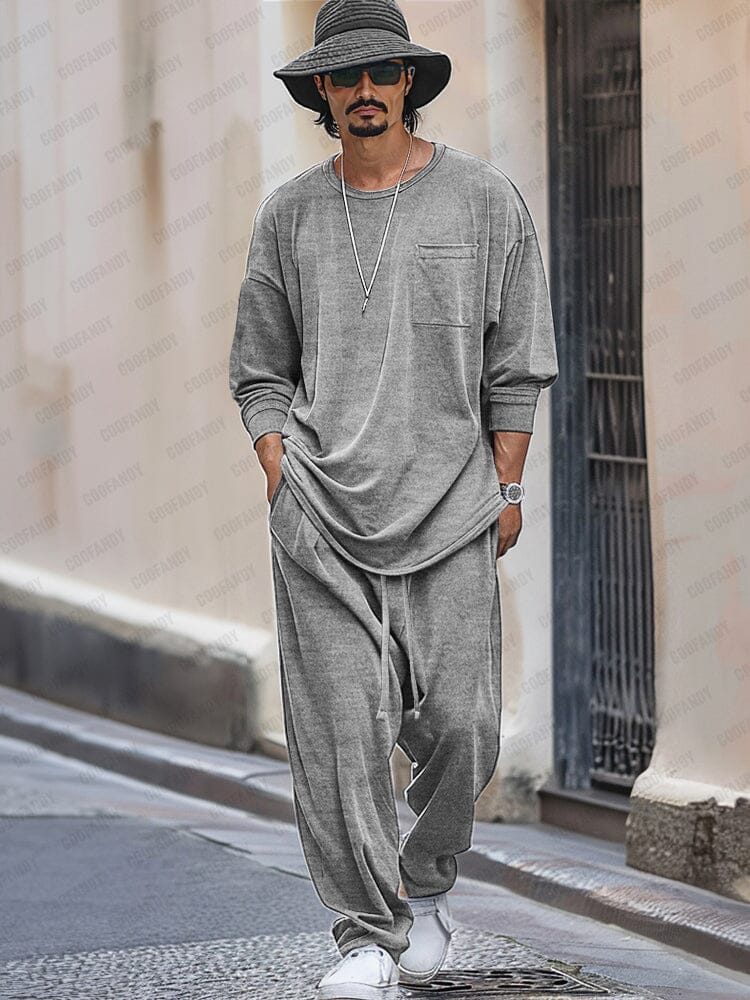 Simple Loose Fit 2-Piece Set - Image 6